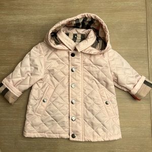 Burberry Quilted Baby Jacket - Size 12 Months